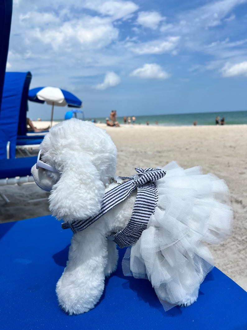 Adorable Dog Summer Ensemble, Elegant and Chic Dog Clothes for Weddings and Summer Events, elegant Dog dress, summer dog dresses