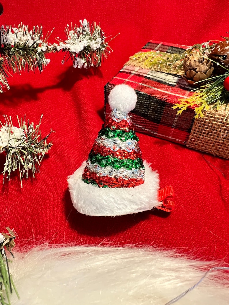 Holiday-themed Pup Sweater with Sweet Clip, Dress for pets, small dog clothes, Christmas dress for dog, Christmas dog sweater, holidays 2024