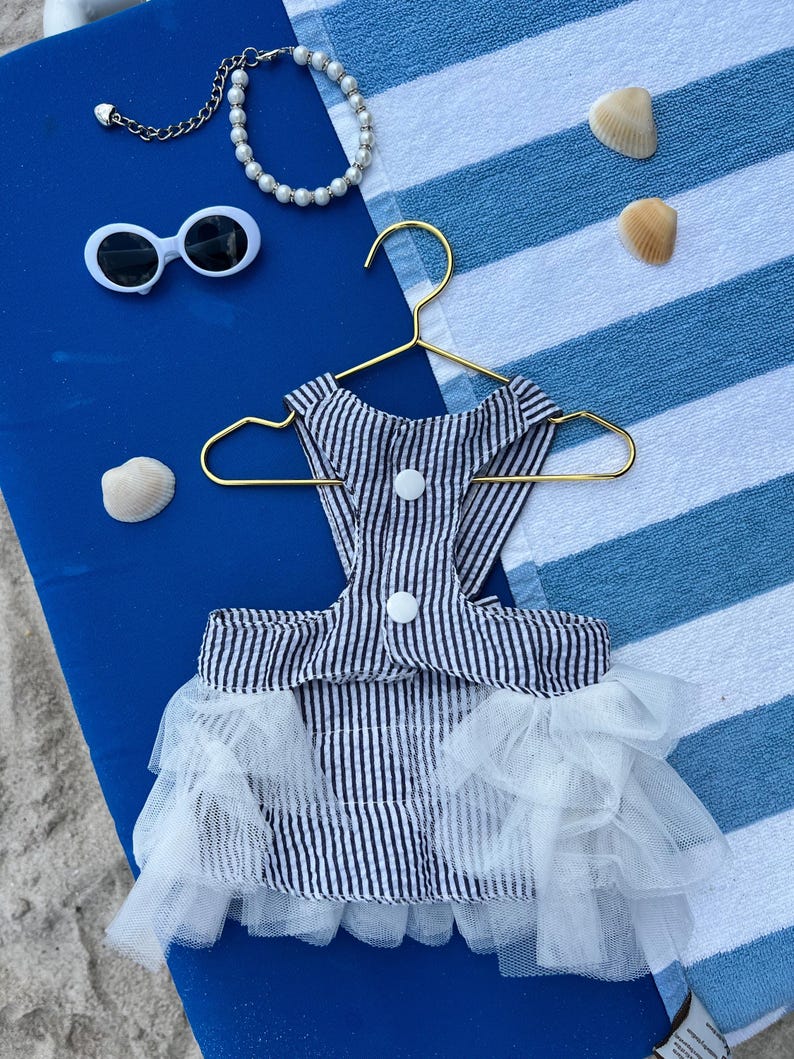 Pamper Your Pooch: Stylish Sundress Set, Elegant and Chic Dog Clothes for Weddings and Summer Events, elegant Dog dress, summer dog dresses