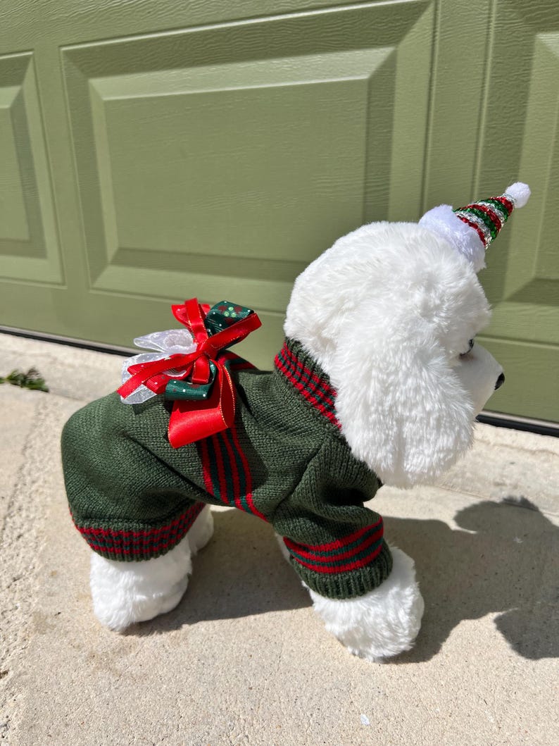 Seasonal Canine Knitwear and Petite Accessory, Dress for pets, small dog clothes, Christmas dress for dog, Christmas dog sweater, dog hoody