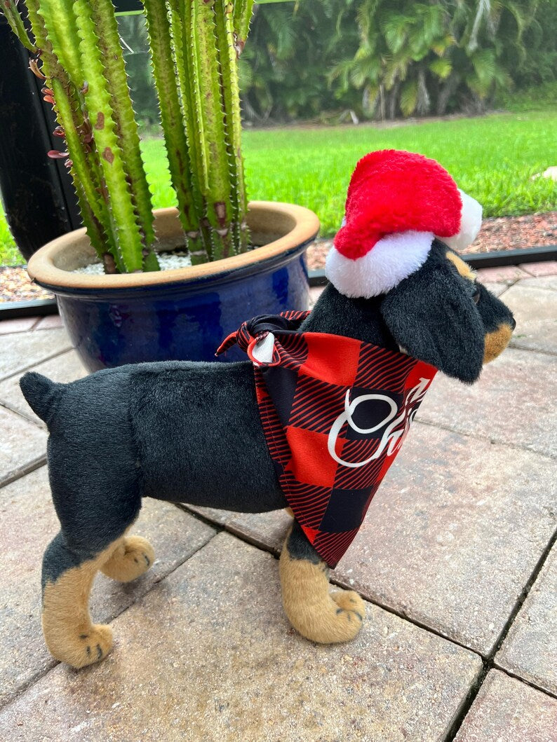 Holiday Pet Accessory: Cute Christmas Bandana , Christmas cozy pet outfit, winter pet gift, bandanna for Dog, Christmas bandanna, Dog scarf