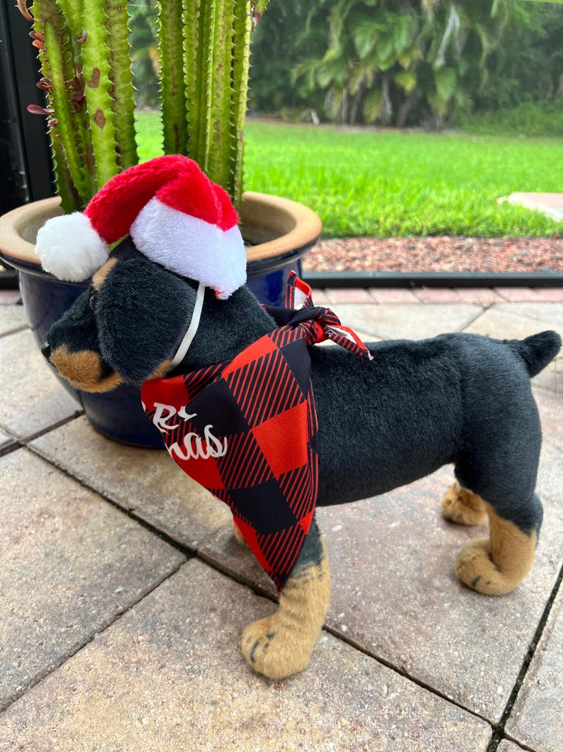 Holiday Pet Accessory: Cute Christmas Bandana , Christmas cozy pet outfit, winter pet gift, bandanna for Dog, Christmas bandanna, Dog scarf