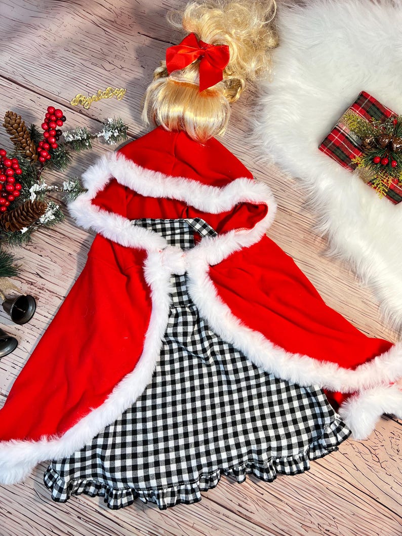 Adorable Cindy Lou Who Pet Costume for Festive Fun - Christmas & Halloween, grinch Dog Dress, elf dog dress, girl, large holiday dog outfit