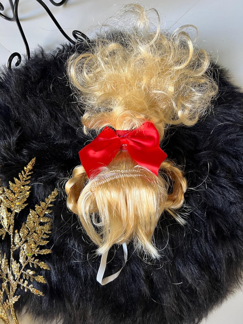 Adorable Cindy Lou Who Pet Costume for Festive Fun - Christmas & Halloween, grinch Dog Dress, elf dog dress, girl, large holiday dog outfit