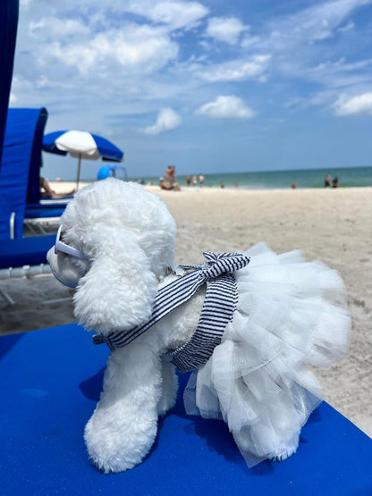 Adorable Dog Summer Ensemble, Elegant and Chic Dog Clothes for Weddings and Summer Events, elegant Dog dress, summer dog dresses