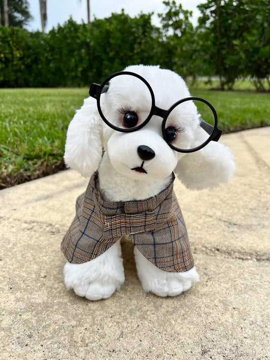 Mystery Solver Pet Costume - Sherlock Holmes Style Cape & Glasses, pet costume, dog Halloween dress, dog Halloween costume, pet cosplay outf