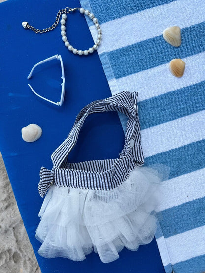 Pamper Your Pooch: Stylish Sundress Set, Elegant and Chic Dog Clothes for Weddings and Summer Events, elegant Dog dress, summer dog dresses