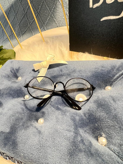 Chic blue Schoolgirl Dress & Glasses for Dogs | Unique Pet Costumet, Dress for pets, small dog clothes, dog fashion, Cute dog costume