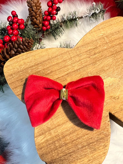 Festive Red Pet Dress with Matching Necklace and Bow Set, dress for pets, small dog outfit, Dog fashion, dog Clothes, red dog dress