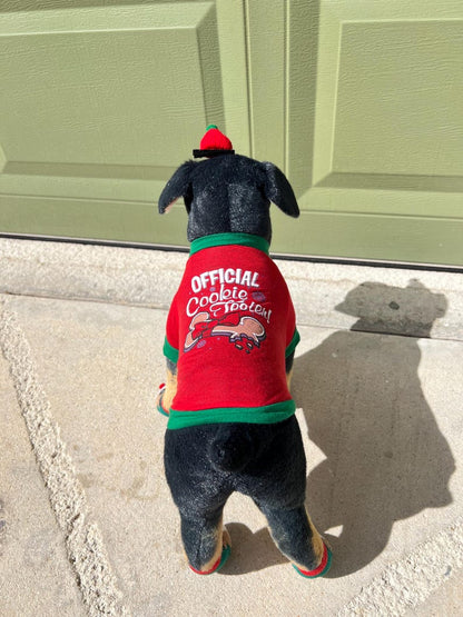 Jolly Holiday Pet Pajama Set with Matching Socks & Fun Hat Accessory, dog lover gift, Dog jumper, Small Dog Christmas pajamas , Holiday dog
