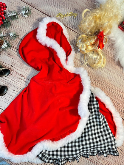 Adorable Cindy Lou Who Pet Costume for Festive Fun - Christmas & Halloween, grinch Dog Dress, elf dog dress, girl, large holiday dog outfit