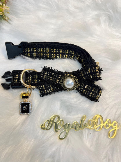 Chic Pet Collar & Leash with Stylish Waste Bag Holder for Dogs , dog collar, cute dog collar, Girl Dog collar, male dog collar, dog leash