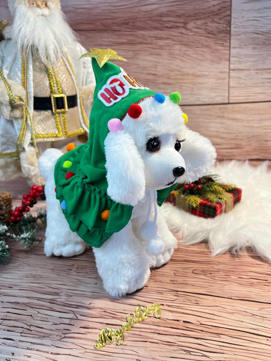 Christmas Tree Dog Costume: Holiday Cloak for Furry Friends